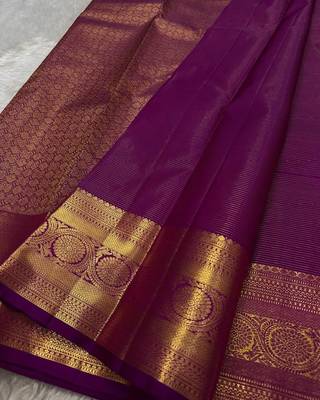 Rani color art silk blend sarees with blouse 6