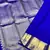 Royal Blue color art silk blend sarees with blouse