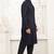 black sequins kurta pajama set for men