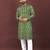 Green digital print kurta