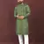 Green digital print kurta