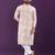 Light pink digital print kurta