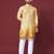 Yellow multicolour kurta