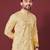 Yellow multicolour kurta