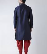 Navy cotton kurta set