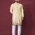 Light yellow multicolour kurta