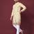 Light yellow multicolour kurta