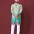 Light green multicolour kurta