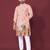 Light pink multicolour kurta