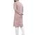 Pink lucknowi work silk straight kurta