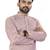 Pink lucknowi work silk straight kurta