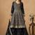 Black georgette embroidered deigner palazzo suit
