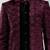 men wine velvet embroidered indo-western kurta set with black cotton lycra pant  wedding & festive wear