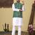 Green printed soft cotton straight koti kurta