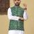 Green printed soft cotton straight koti kurta