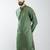 men mehendi green silk blend embroidered long kurta  wedding & festive wear