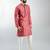 men maroon silk blend digital print kurta set with cream pyjama  wedding & festive wear