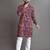 Multicolor printed cotton straight kurta