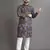 Multicolor printed cotton straight kurta