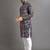 Multicolor printed cotton straight kurta