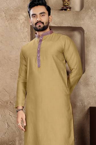 Chiku linen silk straight kurta