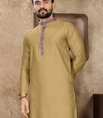 Chiku linen silk straight kurta