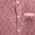 Boys blush pink velvet diamond motifs embroidered sequined sherwani & trousers set with necklace