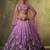 Purple Tissue Sequins embroidery Lehenga Choli With Dupatta