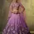 Purple Tissue Sequins embroidery Lehenga Choli With Dupatta