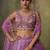 Purple Tissue Sequins embroidery Lehenga Choli With Dupatta