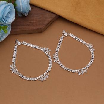 Silver color anklet 2