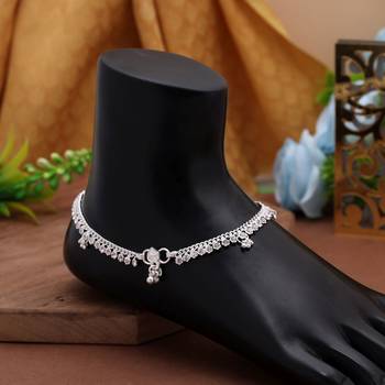 Silver color anklet 1