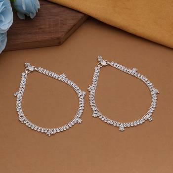 Silver color anklet 2