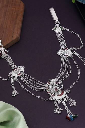 Multi color meena work kamarband