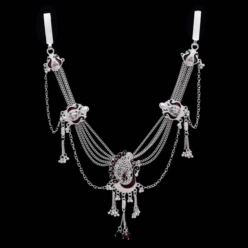 Multi color meena work kamarband