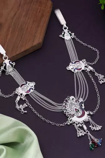 Multi color meena work kamarband