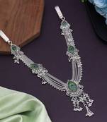 Multi color peacock feather kamarband