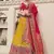 yellow embroidered organza lehenga set choli with dupatta