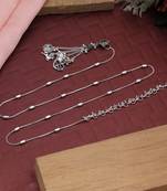 Silver color oxidised kamarband