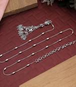 Silver color oxidised kamarband