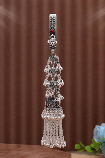 Maroon color oxidised kamar juda