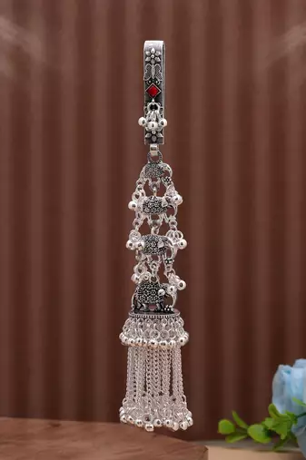 Maroon color oxidised kamar juda