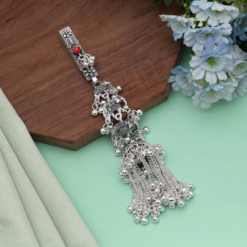 Maroon color oxidised kamar juda