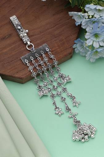 Silver color oxidised kamar juda