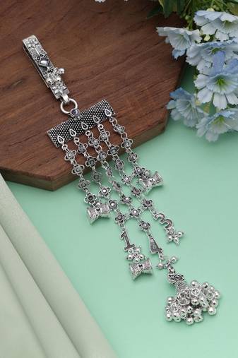 Silver color oxidised kamar juda