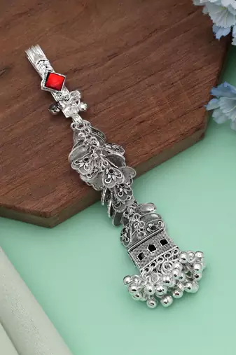 Maroon color oxidised kamar juda