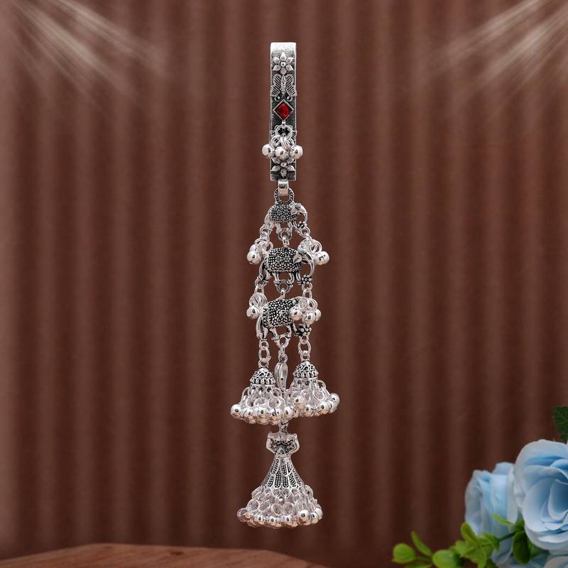 Maroon color oxidised kamar juda