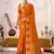 onrange elegant roop art silk blend zari weaving saree with lace touch blouse