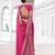 stylish chinon self printed saree with zari weaving work