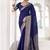 stylish chinon self printed saree with zari weaving work
